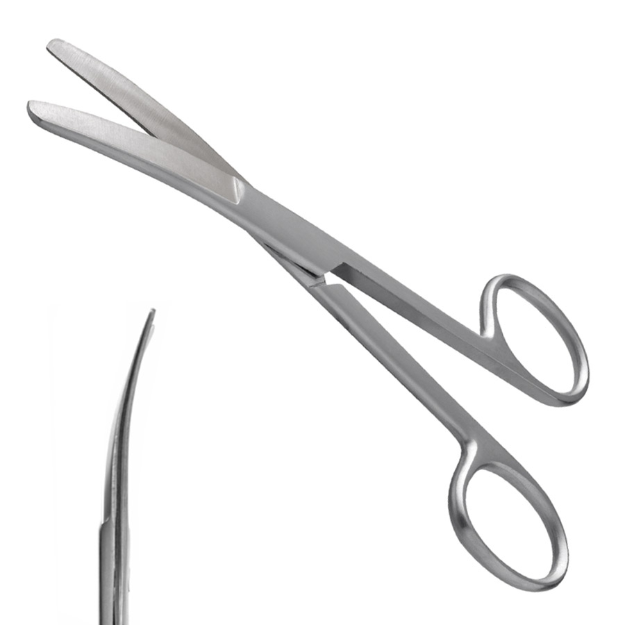 CISEAUX MOUSSES COURBES 14 CM-IS