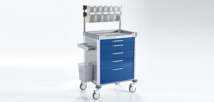 CHARIOT DE MEDECINE ET DE TRAITEMENT